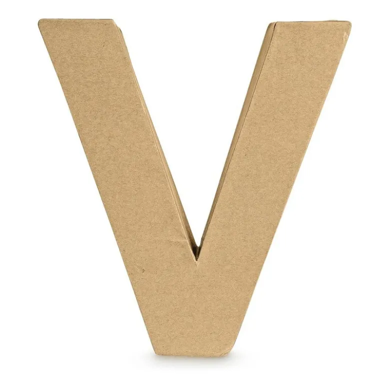 Kartonnen letter V