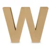 Kartonnen letter W
