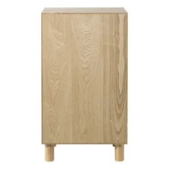 Kast Japandi met deur - bruin - 80x45x33 cm