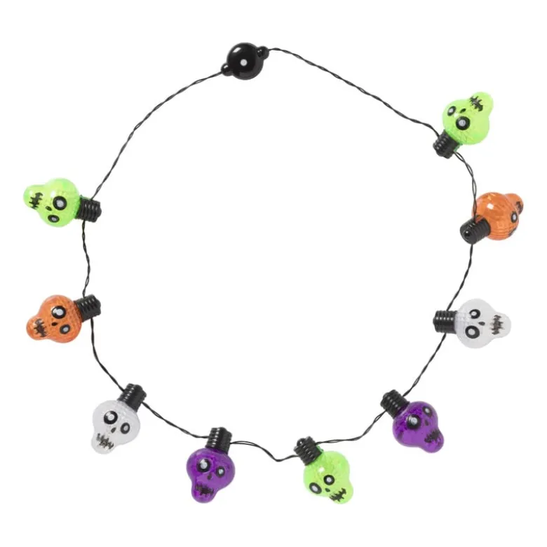 Ketting met lichtjes - skelet - ø44 cm