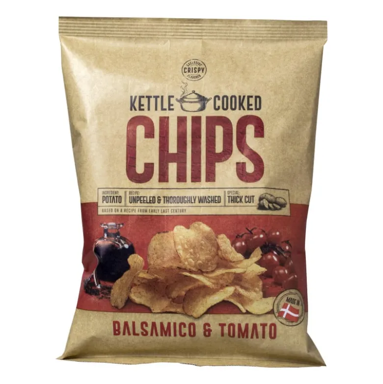 Kettle chips - balsamico en tomaat - 150 gram