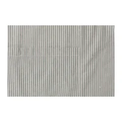 Keukenschort gestreept - groen/wit - 65x85 cm