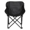 Kids campingstoel compact - zwart - 50x50x40 cm