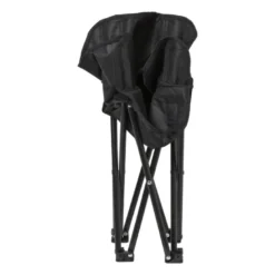 Kids campingstoel compact - zwart - 50x50x40 cm