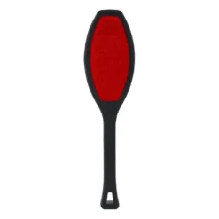Kledingborstel - zwart/rood - 26x6x2 cm