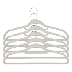 Kledinghanger vilt - grijs - set van 5