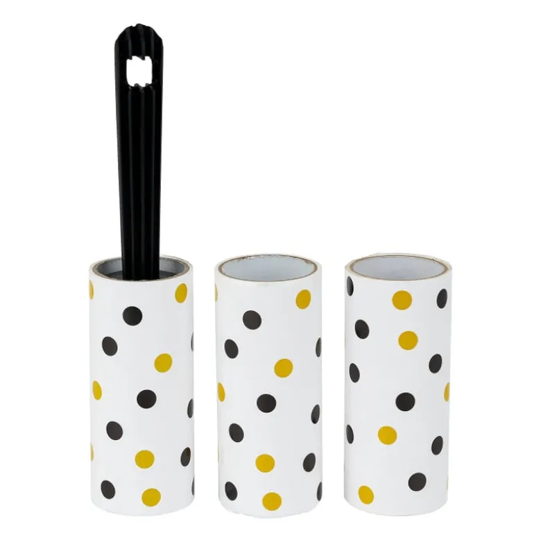 Kledingroller - zwart/wit - 3 rollers