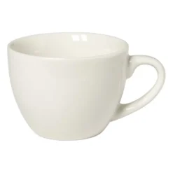 Koffiekopje wit - porselein - 190 ml