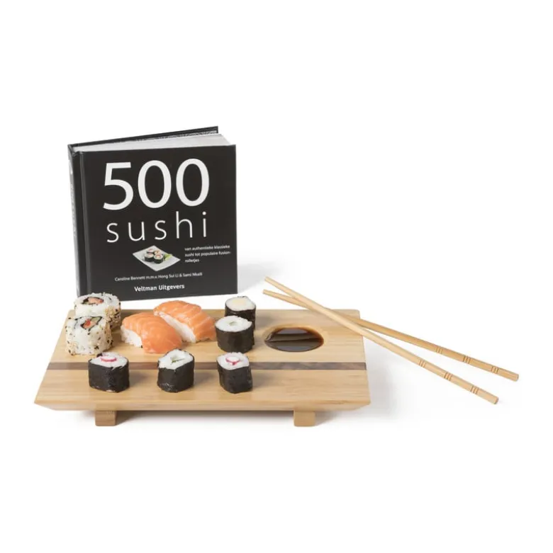 Kookboek 500 sushi – Caroline Bennett m.m.v. Hong Sui Li & Sami Nkaili