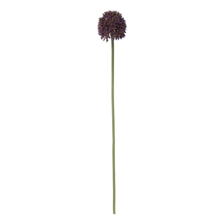 Kunstbloem allium - paars - 50 cm