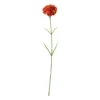 Kunstbloem anjer - rood - 58 cm