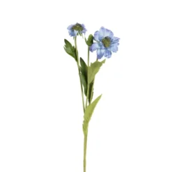Kunstbloem cosmea - blauw - 57 cm