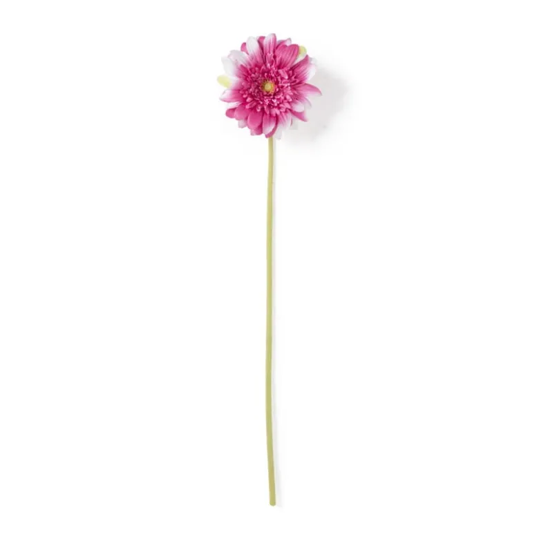 Kunstbloem gerbera - fuchsia - 60 cm
