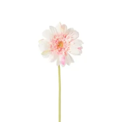 Kunstbloem gerbera - lichtroze - 60 cm