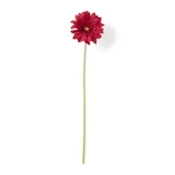 Kunstbloem gerbera - rood - 60 cm