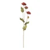 Kunstbloem klaproos - rood - 58 cm