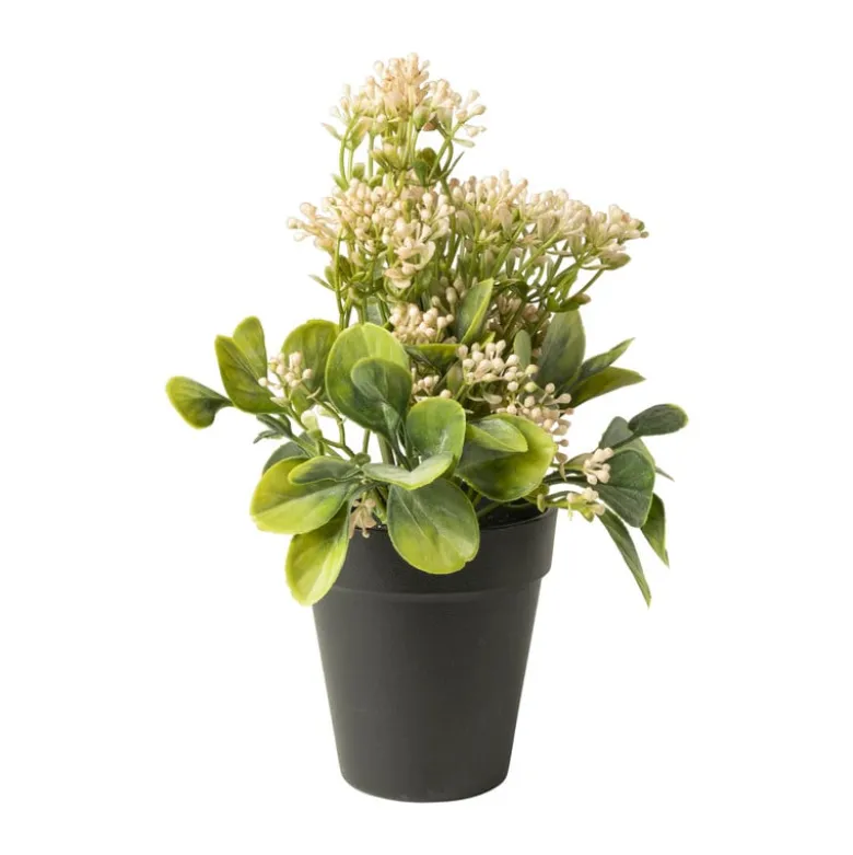 Kunstplant kalanchoe - roze - 24 cm