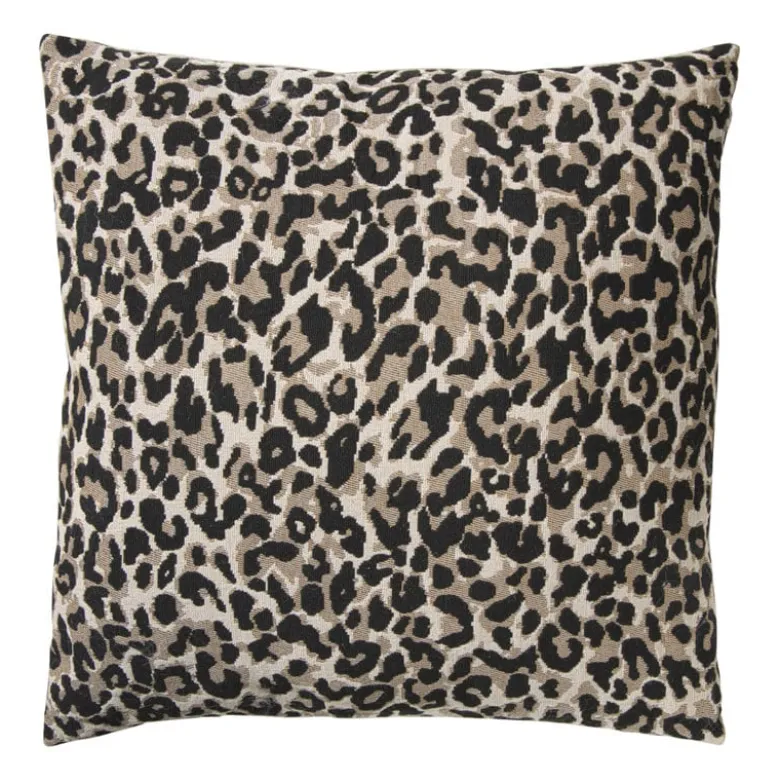 Kussen jacquard animal - bruin - 45x45 cm