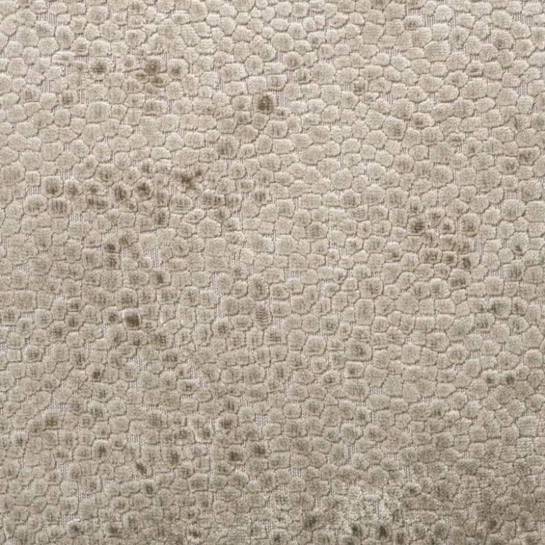 Kussen jacquard geschubt - bruin - 45x45 cm