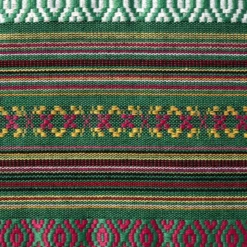 Kussen mexican groot - groen - 60x60 cm