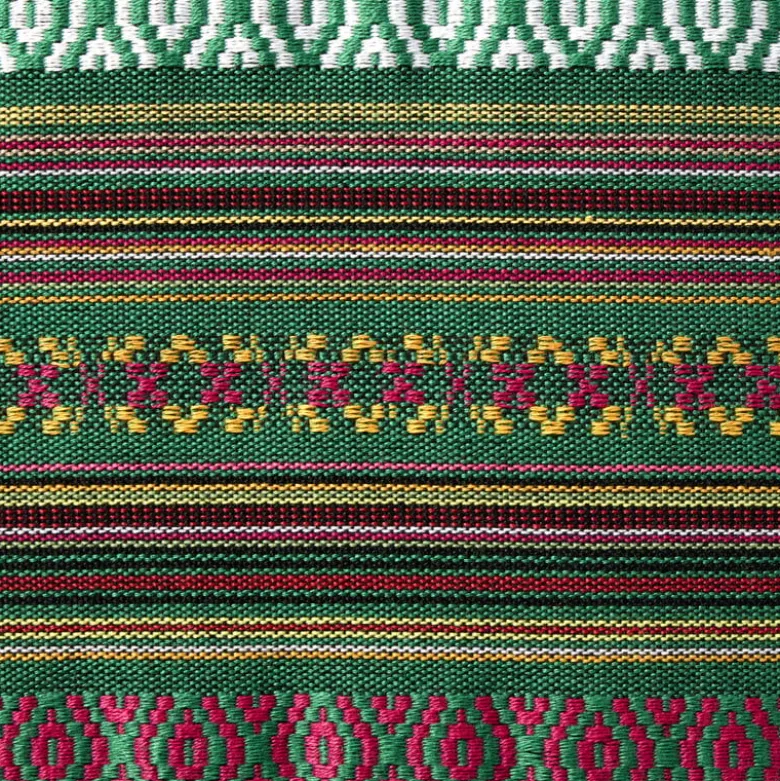 Kussen mexican groot - groen - 60x60 cm