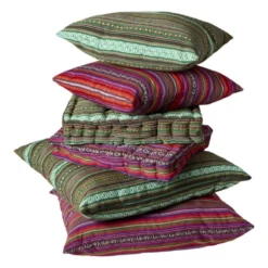 Kussen mexican groot - rood - 60x60 cm