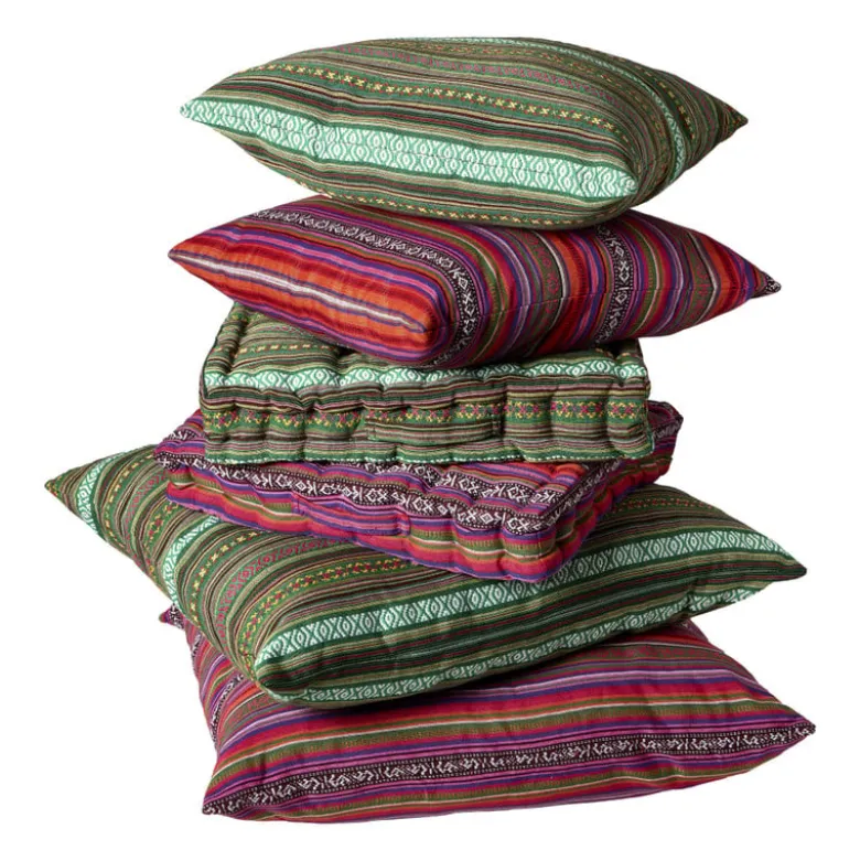 Kussen mexican groot - rood - 60x60 cm