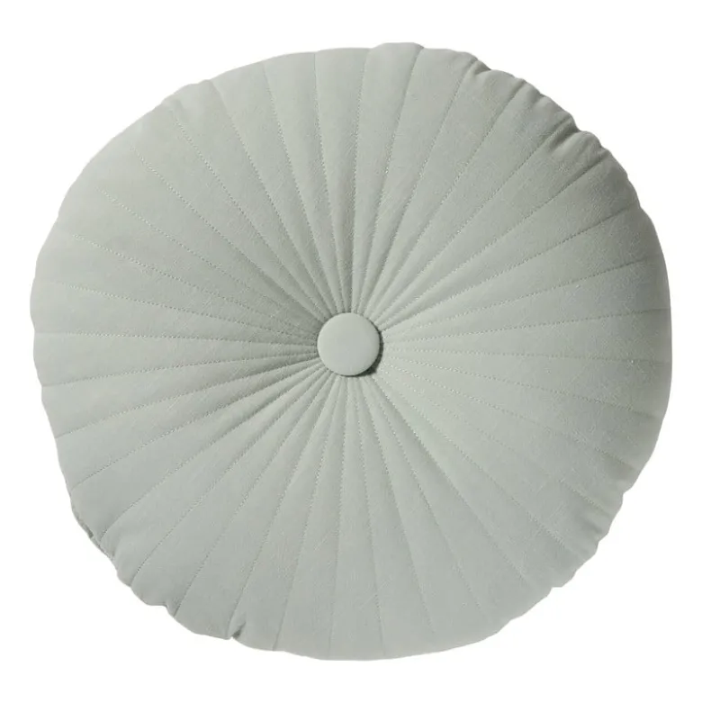 Kussen rond - mintgroen - ø45 cm