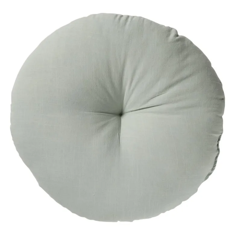 Kussen rond - mintgroen - ø45 cm