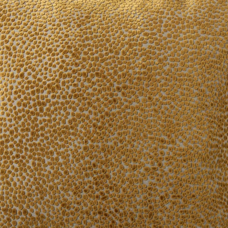Kussen velvet schubben - bruin - 45x45 cm