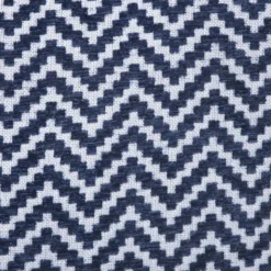 Kussen zigzag - blauw - 45x45 cm