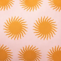 Kussen zonnetjes - roze/oranje - 30x50 cm