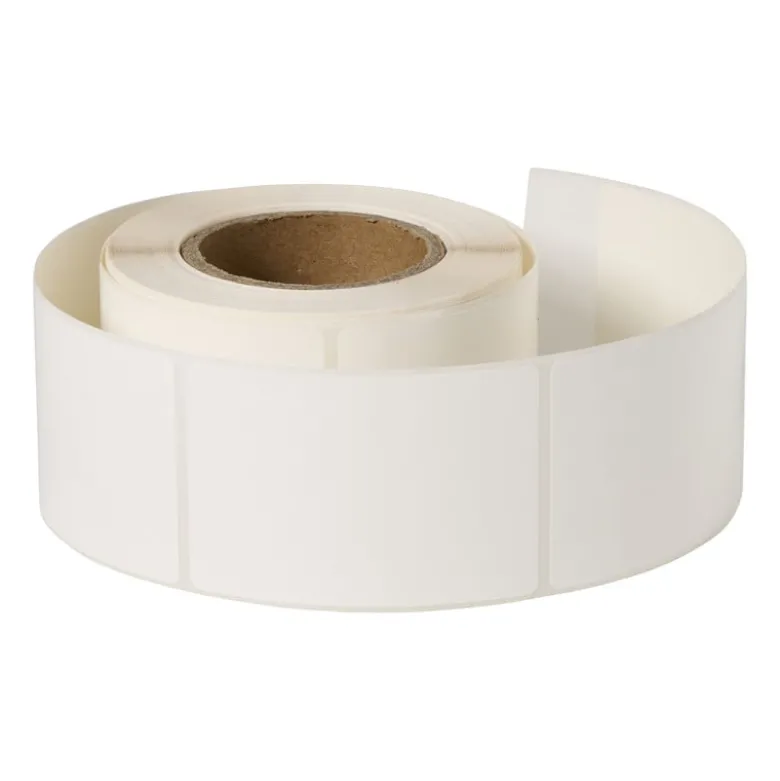 Labels op rol - wit - set van 300