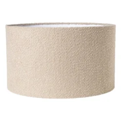 Lampenkap bouclé - beige - ø45x26 cm