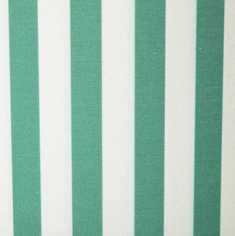 Lampenkap streep - groen/wit - ø24.5x17.5 cm
