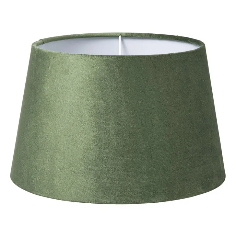 Lampenkap taps middel - groen - ø28x17 cm