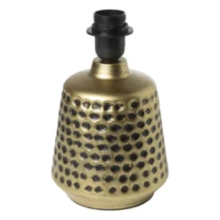 Lampvoet - gehamerd goud - ø15x24 cm