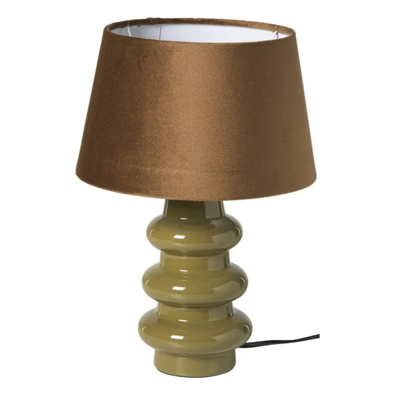 Lampvoet lagen - groen - ø11.2x18 cm