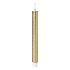LED dinerkaars - goudkleurig - ø2.2x24.5 cm