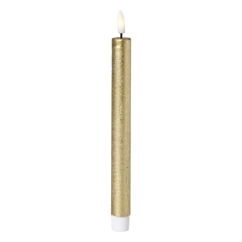 LED dinerkaars - goudkleurig - ø2.2x24.5 cm