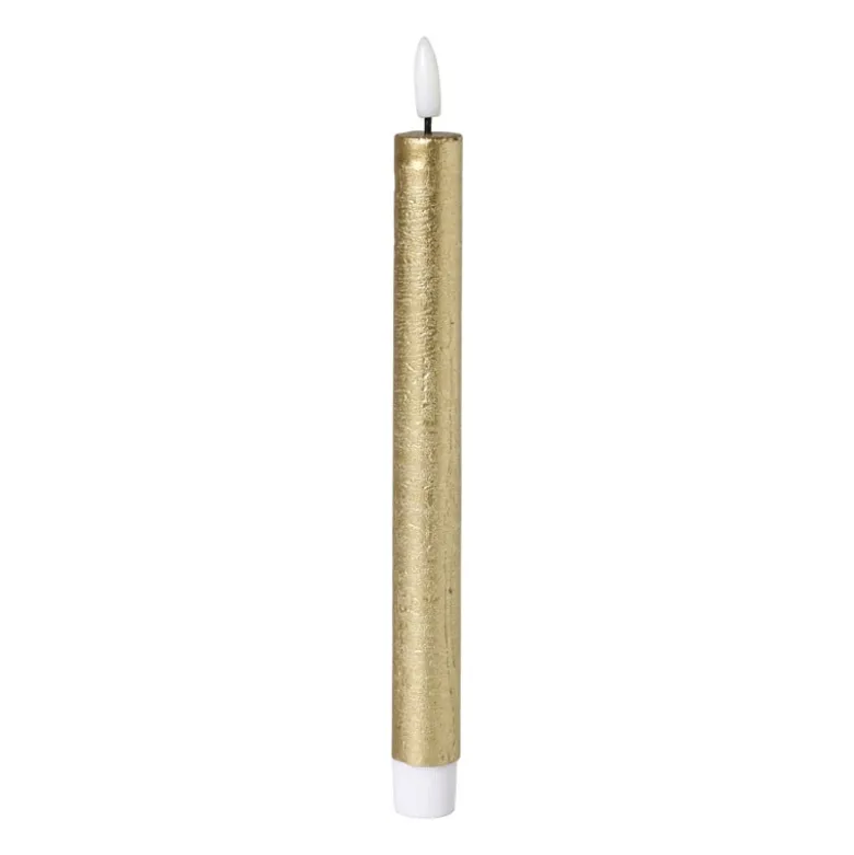 LED dinerkaars - goudkleurig - ø2.2x24.5 cm