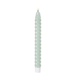 LED dinerkaars twist smal - groen - ø2.5x24.5 cm