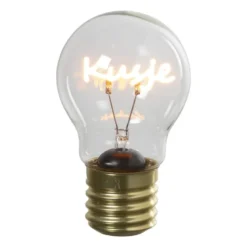 Ledlampje kusje - oranje - ø7x12 cm