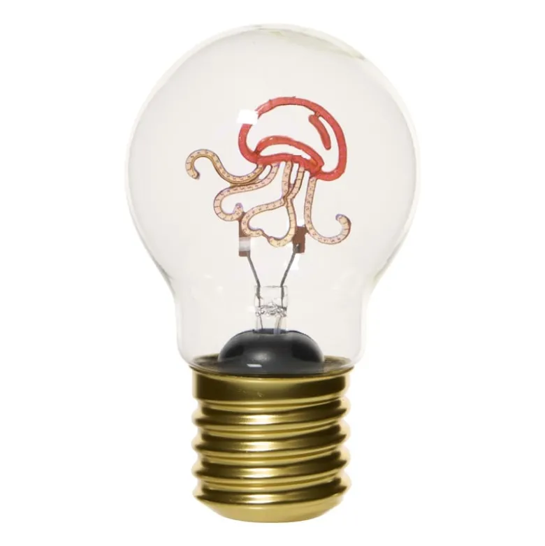 Ledlampje kwal - paars - ø7x12 cm