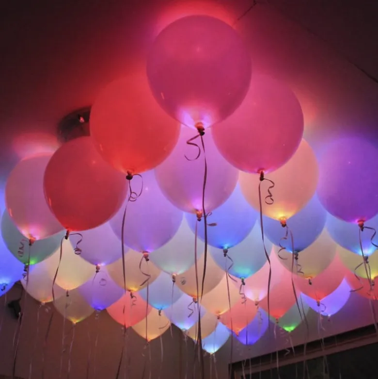 LED lampjes voor ballonnen - 10 stuks