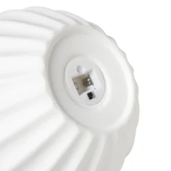 LED lamp keramiek laag - wit - 13x15.5x15.5 cm