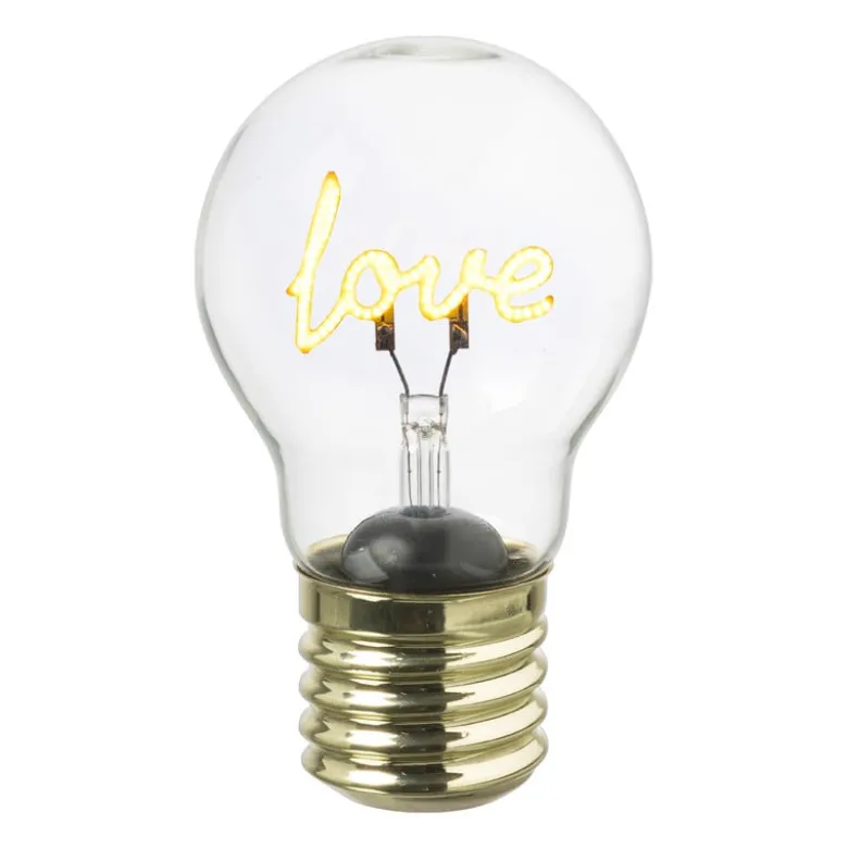 Ledlamp love - 7x7x12 cm