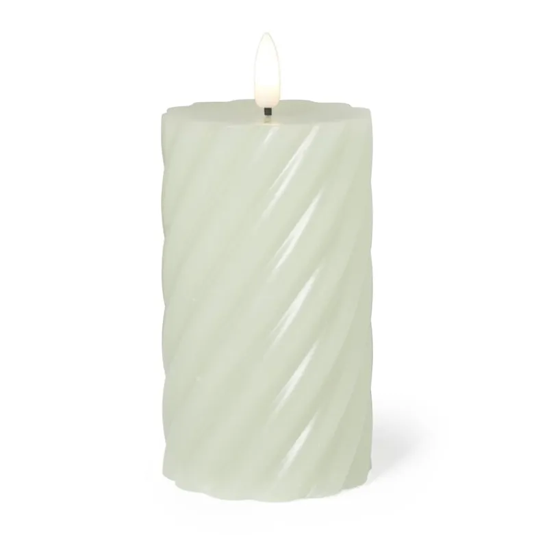 LED stompkaars groot twist - groen - ø7x12 cm