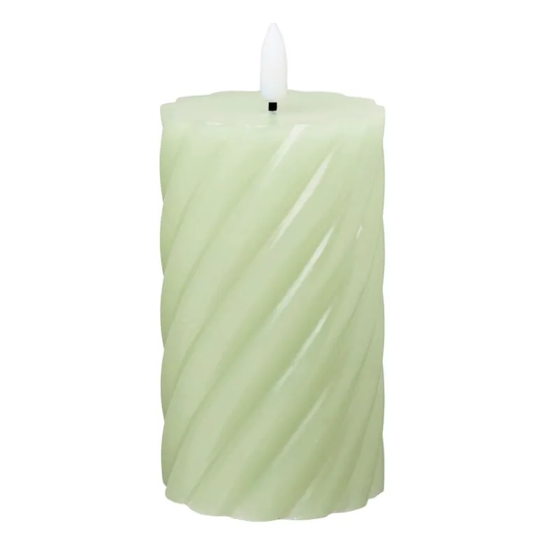LED stompkaars groot twist - groen - ø7x12 cm