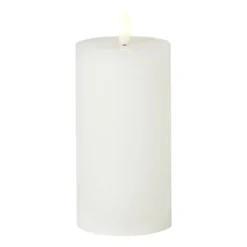 LED stompkaars groot - wit - ø7x13 cm